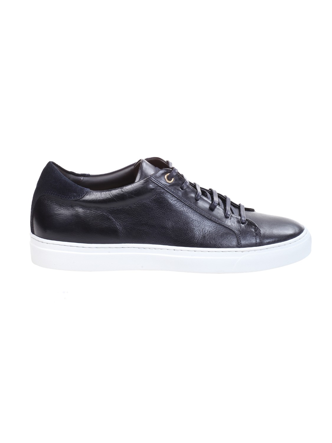 shop CORVARI Saldi Scarpe: Corvari sneakers in pelle blu scura.
Chiusura con lacci.
Dettagli in camoscio.
Made in Italy.
Composizione: 100% pelle.. 9650 TODI-12 number 19099